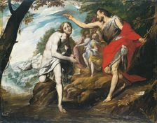 The Baptism of Christ, 1601. Creator: Giovanni Battista Crespi