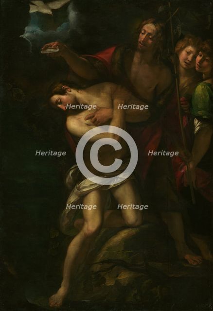 The Baptism of Christ, 1615-1618. Creator: Giulio Cesare Procaccini.