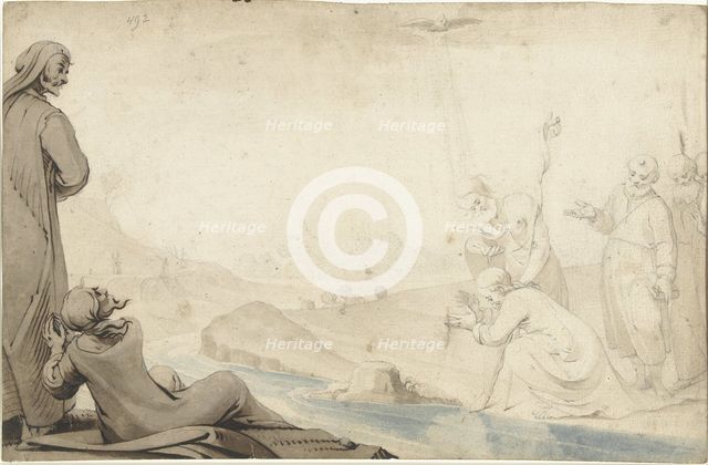 The baptism of Christ, 1617-c.1623. Creator: Gerard ter Borch I.