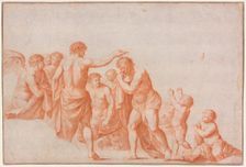 The Baptism of Christ, 1641/67. Creator: Cornelis van Poelenburgh