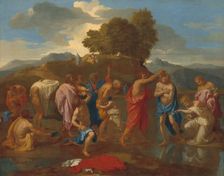 The Baptism of Christ, 1641/1642. Creator: Nicolas Poussin