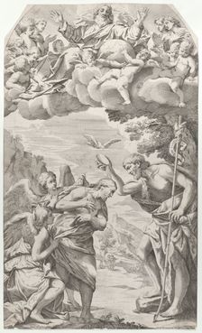 The Baptism of Christ, 1670-1731. Creator: Domenico Bonavera