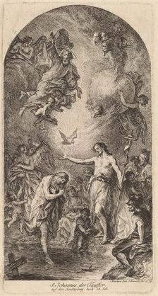 The Baptism of Christ, 1773. Creator: Martin Johann Schmidt