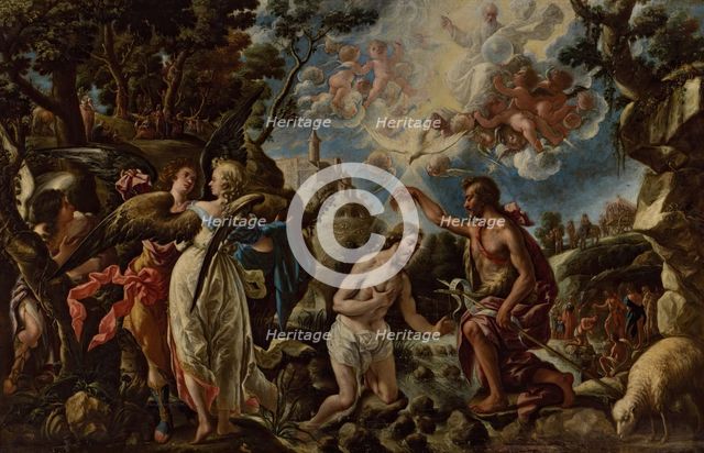 The Baptism of Christ, 17th century. Creator: Juan de Pareja.