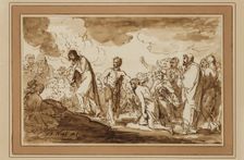 The Baptism of Christ, 1813. Creator: Benjamin West