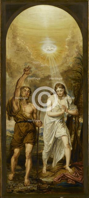 The Baptism of Christ, 1841. Creator: Ward, James (1769-1859).