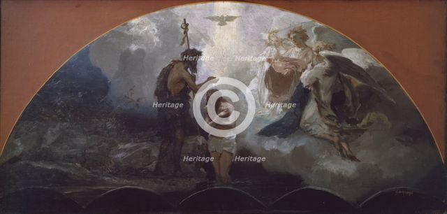 The Baptism of Christ, 1876. Artist: Siemiradzki, Henryk (1843-1902)