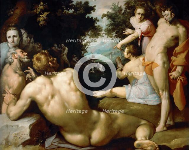 The Baptism of Christ. Artist: Haarlem, Cornelis Cornelisz., van (1562-1638)