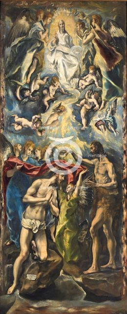 The Baptism of Christ, between 1597 and 1600. Creator: El Greco.