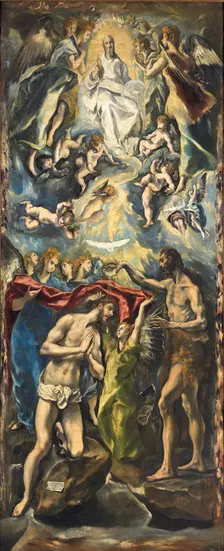 The Baptism of Christ, between 1597 and 1600. Creator: El Greco