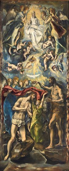 The Baptism of Christ, between 1597 and 1600. Creator: El Greco