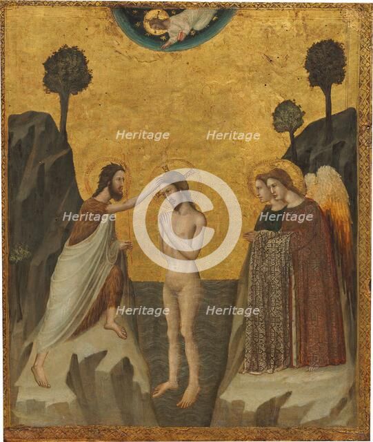 The Baptism of Christ, c. 1335. Creator: Giovanni Baronzio.