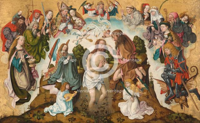 The Baptism of Christ, c. 1485/1500. Creator: Master of the St Bartholomew Altarpiece.