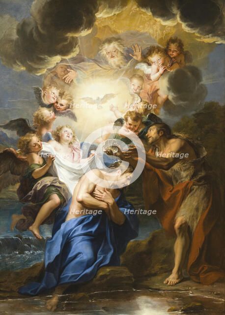 The Baptism of Christ, c1690. Creator: Antoine Coypel.