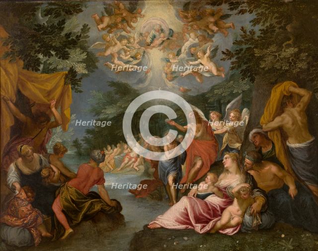 The Baptism of Christ. Creator: Johannes Rottenhammer the elder.