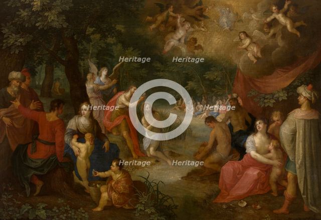 The Baptism of Christ. Creator: Jan van Balen.