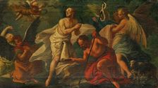 The Baptism of Christ in the Jordan River, 1770-1790. Creator: Unknown
