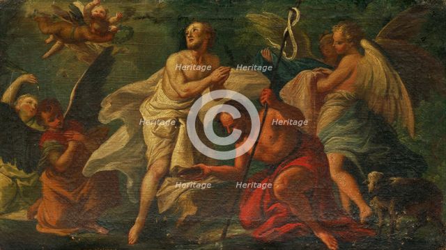 The Baptism of Christ in the Jordan River, 1770-1790. Creator: Unknown.