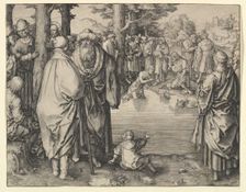 The Baptism of Christ in the River Jordan, ca. 1510. Creator: Lucas van Leyden