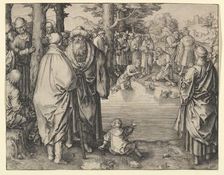 The Baptism of Christ in the River Jordan, ca. 1510. Creator: Lucas van Leyden