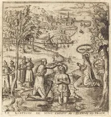 The Baptism of Christ, probably c. 1576/1580. Creator: Leonard Gaultier