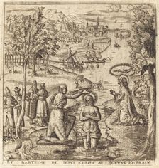 The Baptism of Christ, probably c. 1576/1580. Creator: Leonard Gaultier
