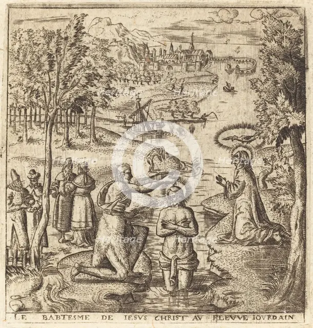 The Baptism of Christ, probably c. 1576/1580. Creator: Leonard Gaultier.