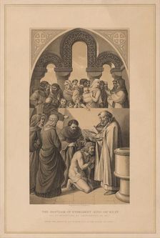 The Baptism of Ethelbert King of Kent 597 (1878). Artist: Robert Anderson