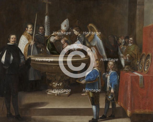 The Baptism of Saint Francis, ca 1664.