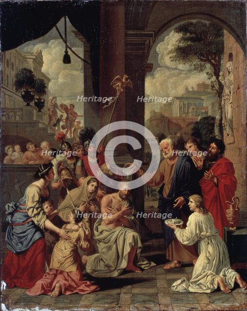 The Baptism of St. Cornelius the Centurion', 17th century. Creator: Corneille, Michel, the Elder (ca. 1601-1664).