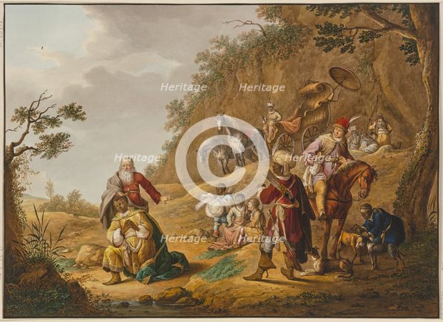 The Baptism of the Chamberlain of...Kandake Amanitore, late 18th-early 19th century. Creator: Johann Friedrich Morgenstern.