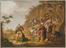 The Baptism of the Chamberlain of...Kandake Amanitore, late 18th-early 19th century. Creator: Johann Friedrich Morgenstern