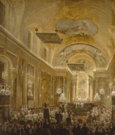 The Baptism of the Duke of Småland. Till Grh 1965, nr 3060, 1782. Creator: Elias Martin