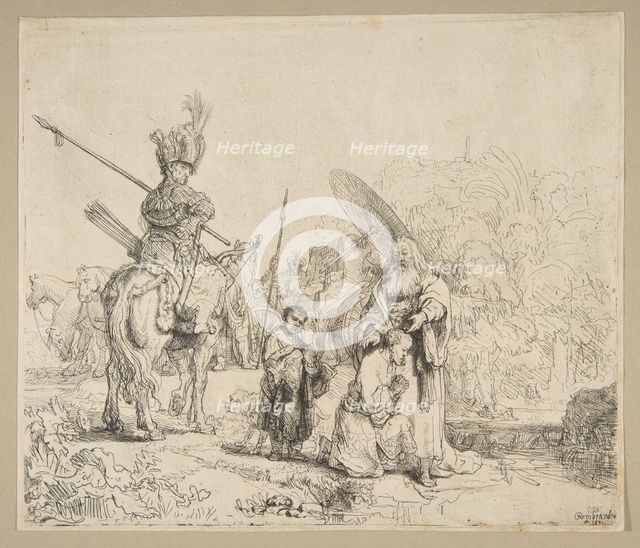 The Baptism of The Eunuch, 1641. Creator: Rembrandt Harmensz van Rijn.