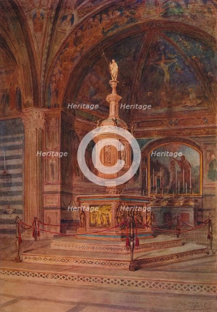 'The Baptistery of S. Giovanni', c1900 (1913). Artist: Walter Frederick Roofe Tyndale.