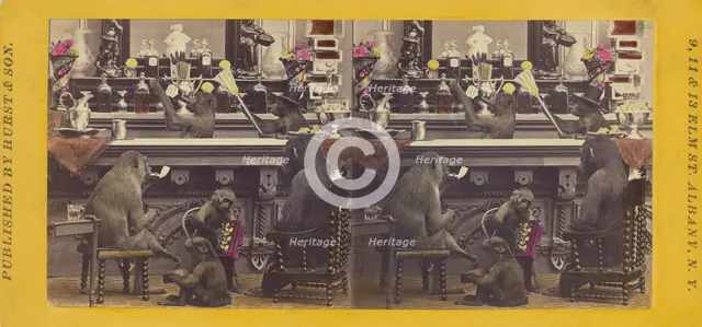 The Bar. - Where Justice is dispensed with., 1870. Creator: Eugene S. M. Haines.
