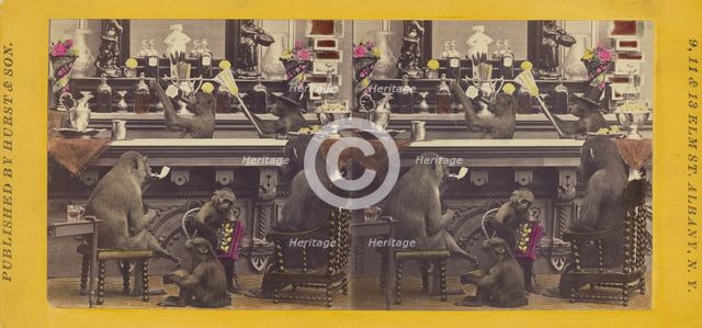 The Bar. - Where Justice is dispensed with., 1870. Creator: Eugene S. M. Haines.