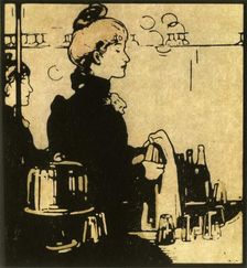 The Barmaid 1888, (1946). Creator: William Nicholson