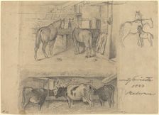 The Barn, 1883. Creator: Lovis Corinth