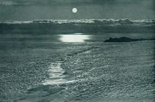 The Barne Glacier: A Crevasse With A Thin Snow Bridge c1910–1913, (1913). Artist: Herbert Ponting