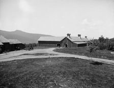 The Barns, Hotel Kaaterskill, Catskill Mountains, N.Y., between 1900 and 1905. Creator: William H. Jackson