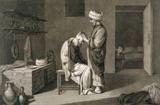 The Barber 1822. Creator: Etienne Frederic Lignon