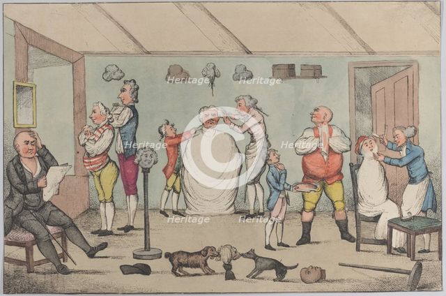 The Barber's Shop, after 1803., after 1803. Creator: Anon.