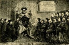 The Barber-Surgeons Picture (c1872). Creator: Unknown