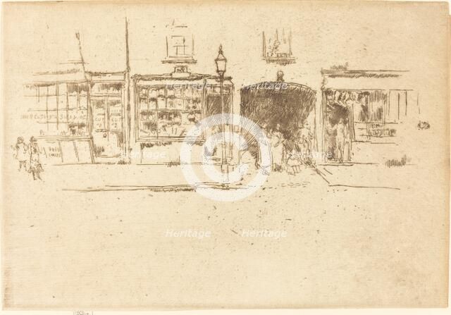 The Barber's, c. 1886/1888. Creator: James Abbott McNeill Whistler.