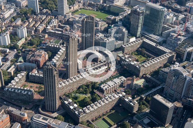 The Barbican, City of London, 2021. Creator: Damian Grady.