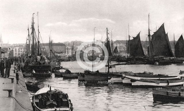 The Barbican, Plymouth, Devon, early 20th century.Artist: Photochrom Co Ltd of London