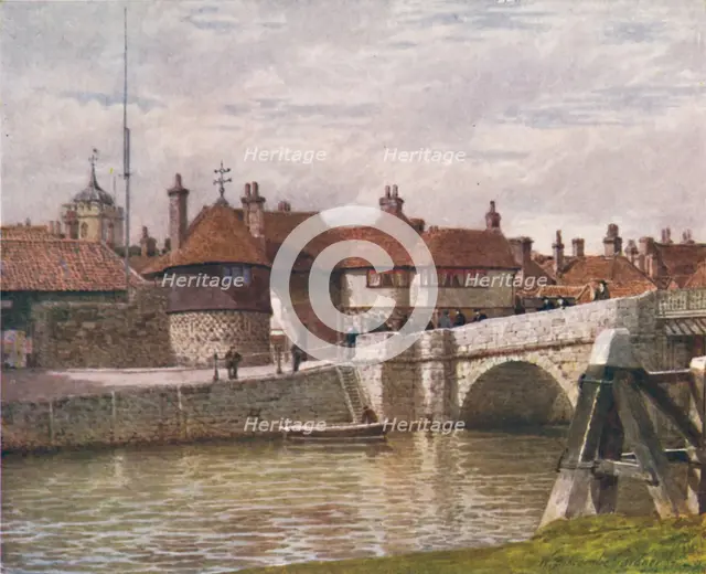'The Barbican, Sandwich', 1907. Artist: William Biscombe Gardner.