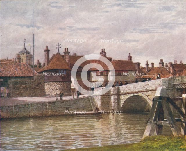 'The Barbican, Sandwich', 1907. Artist: William Biscombe Gardner.
