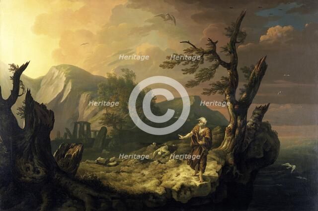 'The Bard', 1774. Artist: Thomas Jones.